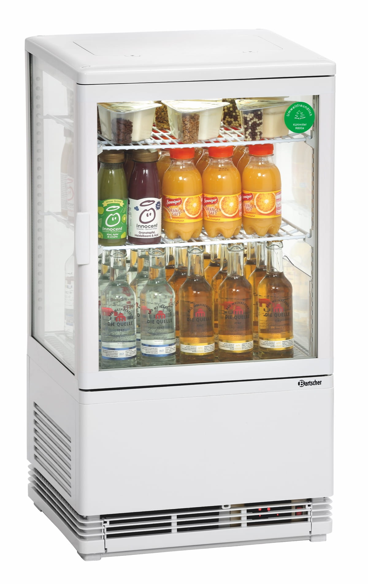 Witryna chłodnicza Mini 58L, biała Bartscher