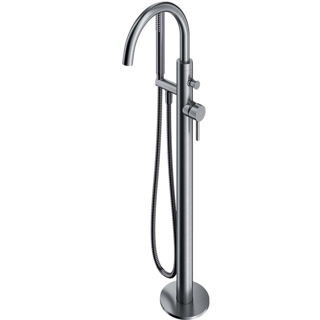 OMNIRES Bateria wannowa Y wolnostojąca nikiel szczotkowany Y1233-SNI