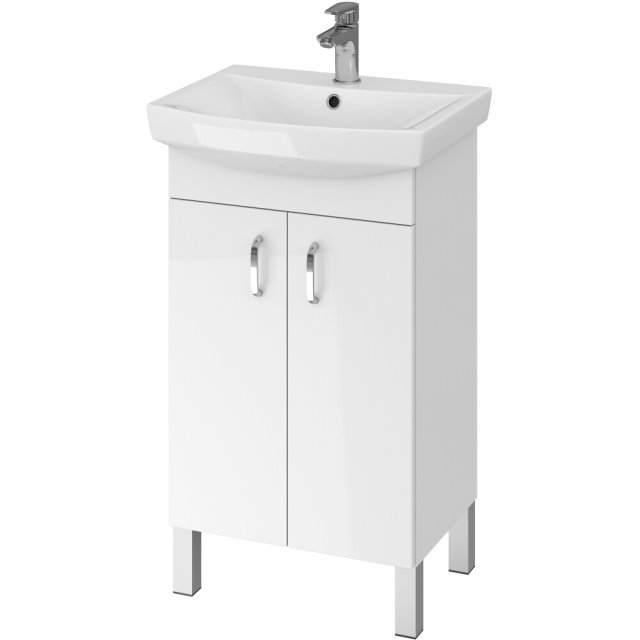 CERSANIT Zestaw: Szafka z umywalką CLASO CARINA 50 biała do samodziel