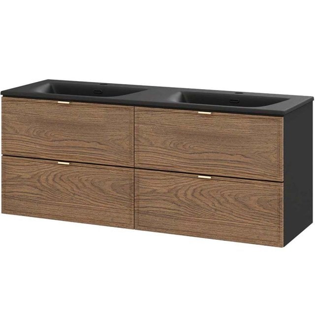 COMAD Zestaw mebli TALIA CASELLA 2 szafki z umywalką meblową SKY BLAC