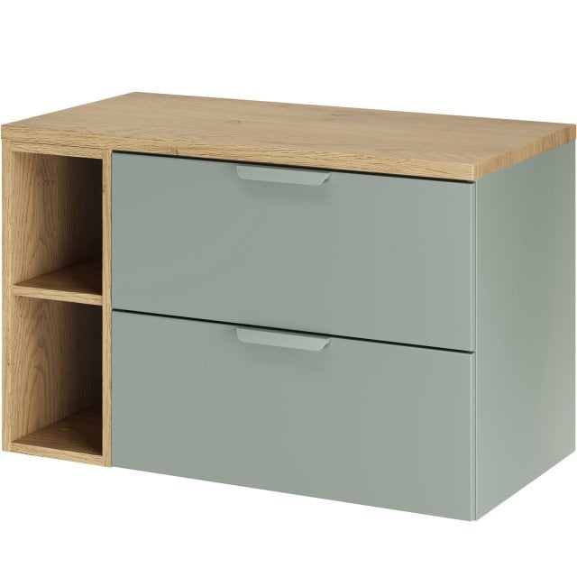COMAD Zestaw mebli ASTER GREEN szafka z blatem CREMONA 80 cm, szafka