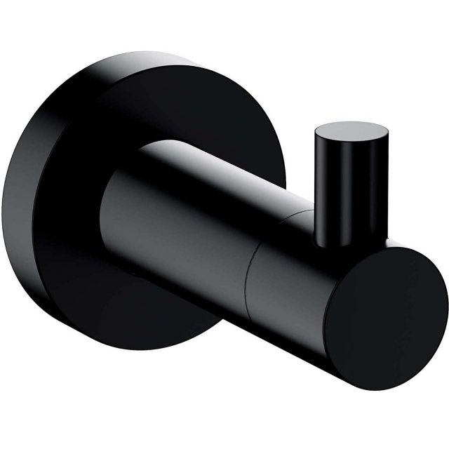 OMNIRES Wieszak na ręcznik MODERN PROJECT pojedynczy czarny mat MP601