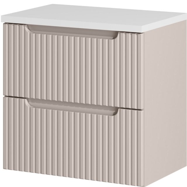 COMAD Szafka podumywalkowa NOVA CASHMERE z blatem WHITE 60 cm