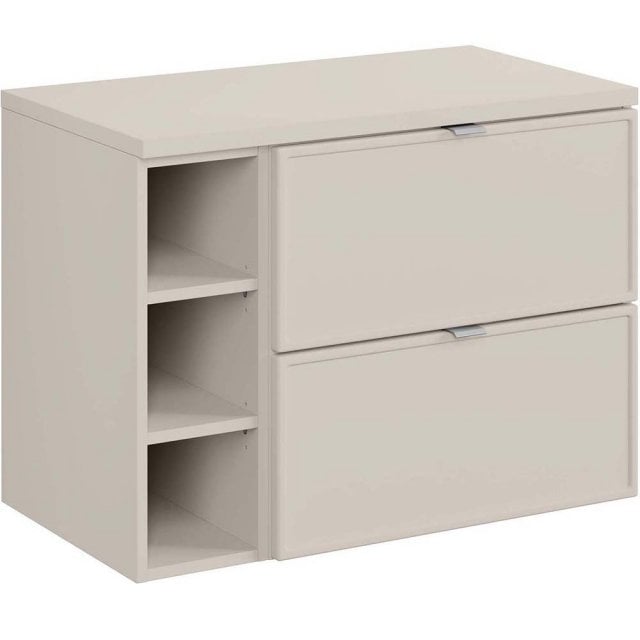 COMAD Zestaw mebli BELLA CASHMERE 2 szafki z blatem CASHMERE 80 cm