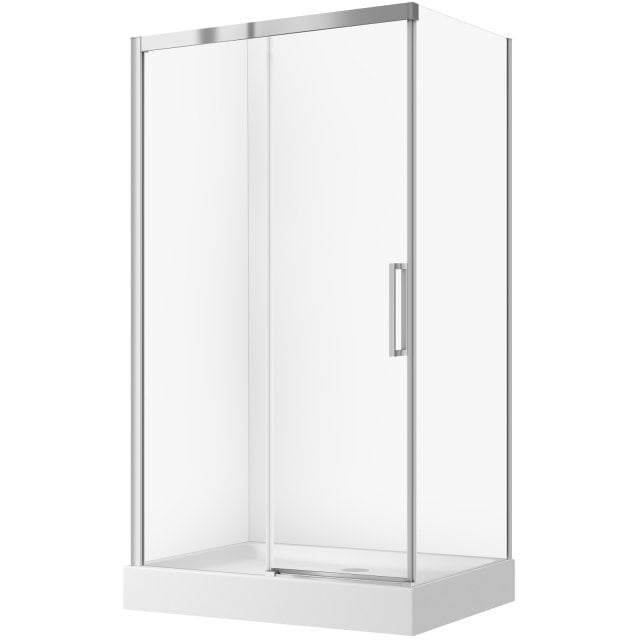 CERSANIT Kabina prysznicowa CREA przesuwna 120x90x200 z brodzikiem TA
