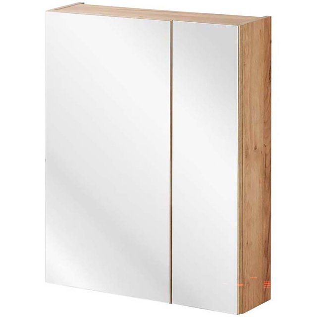 COMAD Szafka z lustrem CAPRI OAK 842 - 60 cm do samodzielnego montażu