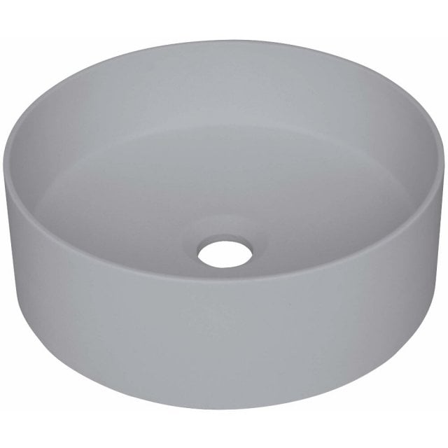 DEANTE Umywalka nablatowa SILIA granitowa 36x12 szary metalik CQS_SU4