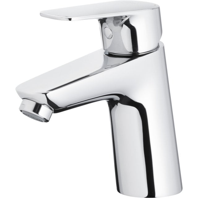 KFA Bateria umywalkowa stojąca ABASHA chrom + korek click-clack 5232-