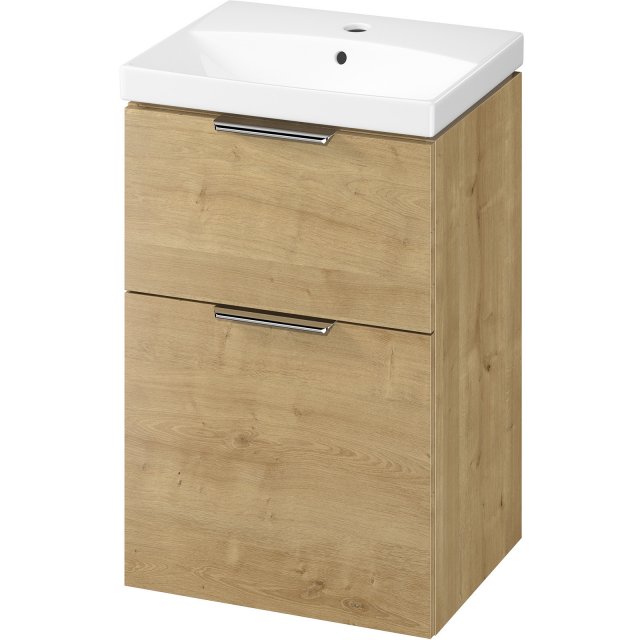 CERSANIT Szafka z umywalką CITY 50 DSM dąb S4004-133