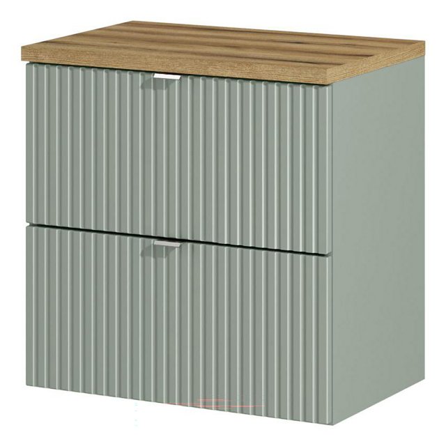 COMAD Szafka podumywalkowa LINE REED GREEN z blatem WOTAN 60 cm