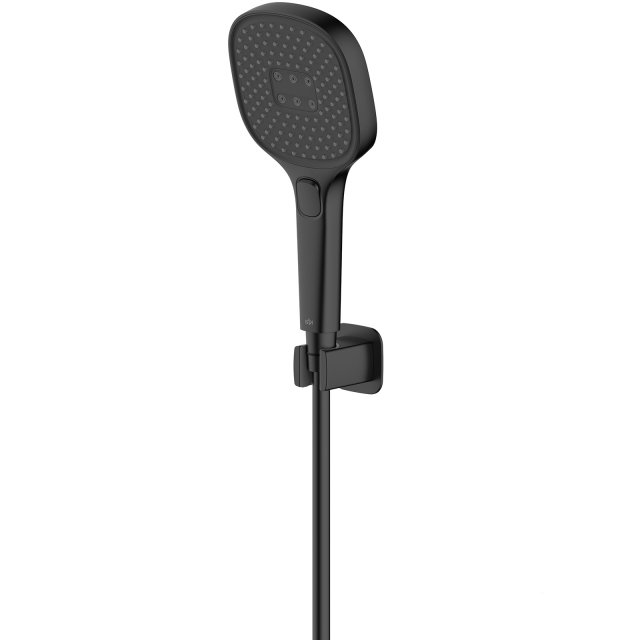 KFA Zestaw prysznicowy MALAGA punktowy kompletny czarny 841-255-81