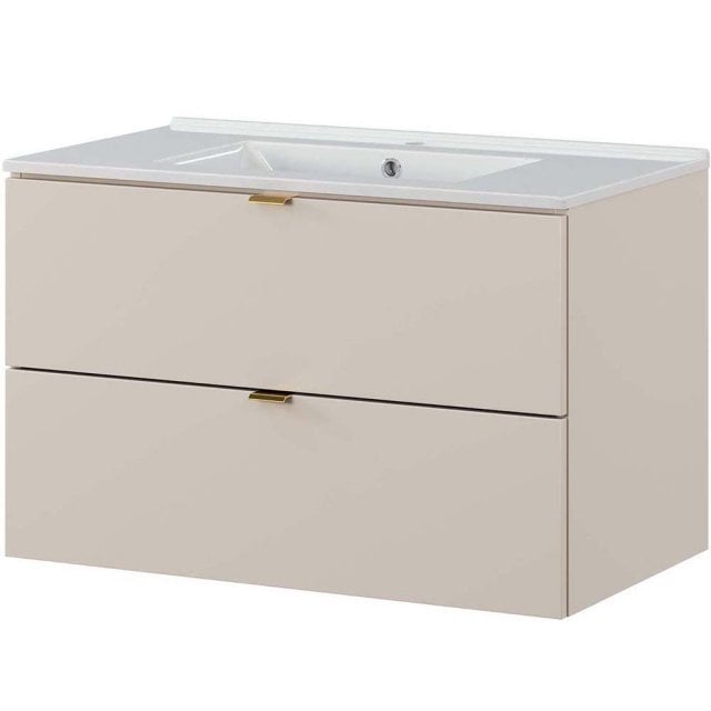 COMAD Szafka DALIA CASHMERE z umywalką meblową LAVA 80 cm