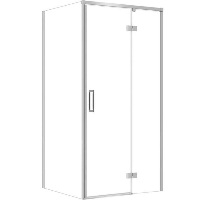 CERSANIT Kabina prysznicowa prostokątna LARGA prawa 100x80x195 cm chr