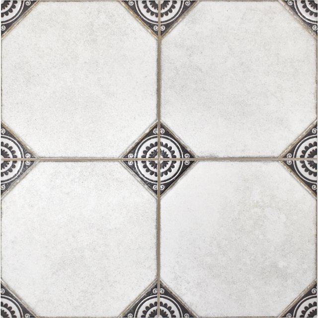 Gres szkliwiony hiszpański Realonda LEEDS BLACK mat 33x33 gat. I