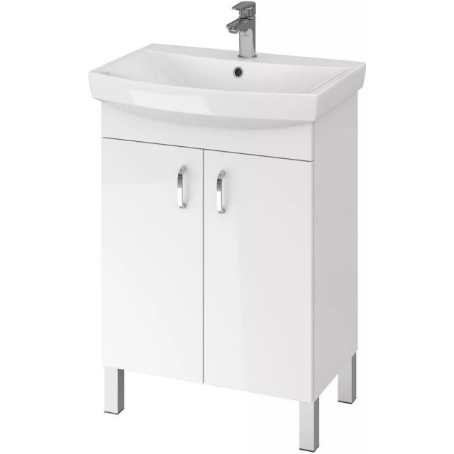 CERSANIT Zestaw: Szafka z umywalką CLASO CARINA 60 biała do samodziel