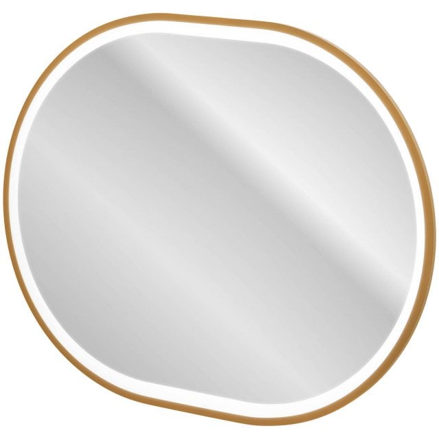 COMAD Lustro LED APOLLO w ramie złoty 70 cm