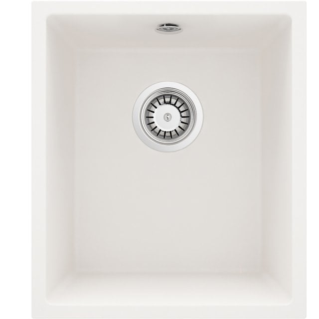 DEANTE Zlewozmywak granitowy CORDA alabaster 1-komorowy podwieszany Z