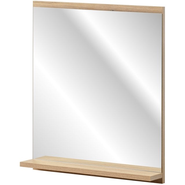COMAD Lustro wiszące NOVA OAK z półką 50 cm A 84-50