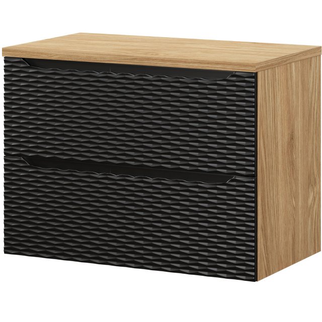 COMAD Szafka podumywalkowa OCEAN BLACK z blatem 80 cm