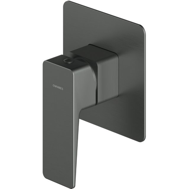 OMNIRES Bateria prysznicowa PARMA podtynkowa grafit szczotkowany PM74