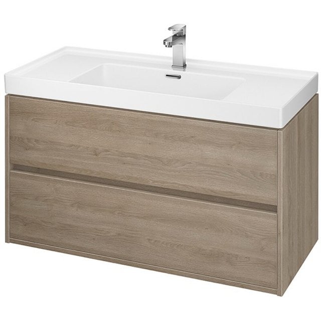 Szafka z umywalką CREA 100 dąb