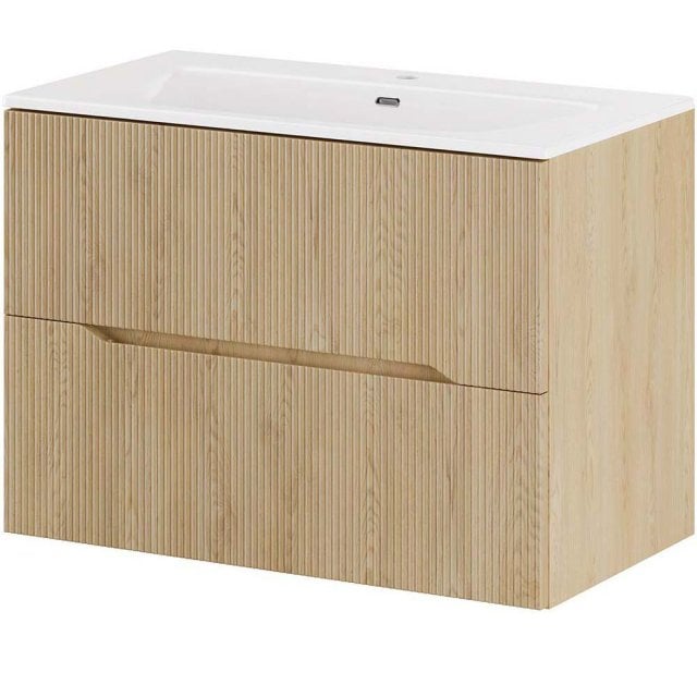 COMAD Szafka NORDIC CREMONA z umywalką meblową SKY 80 cm