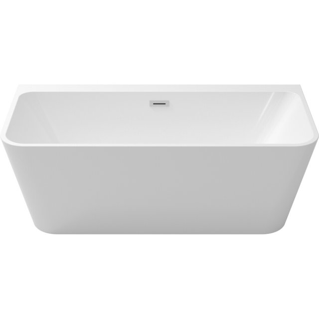 BESCO Wanna wolnostojąca VARYA 170x80 syfon z przelewem chrom #WAS-17