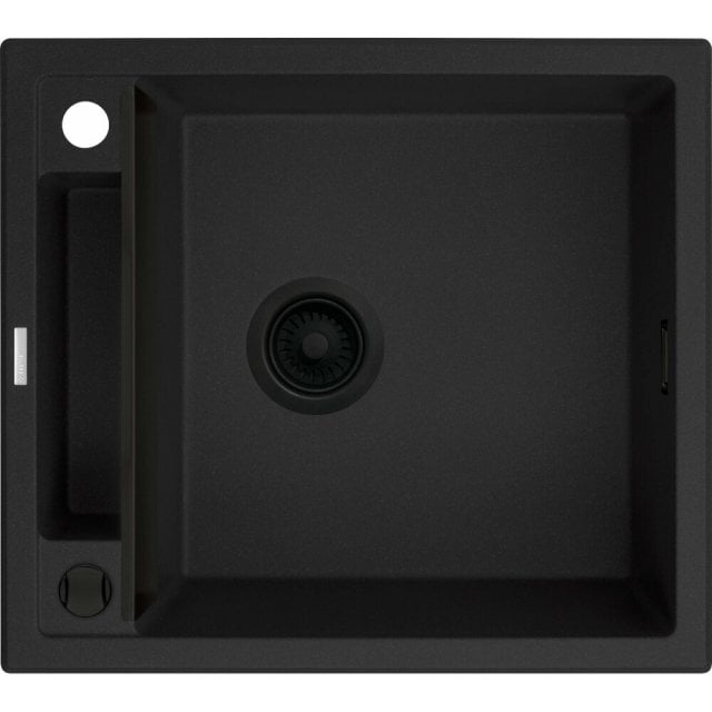 DEANTE Zlewozmywak granitowy MAGNETIC magnetyczny 1-komorowy nero ZRM