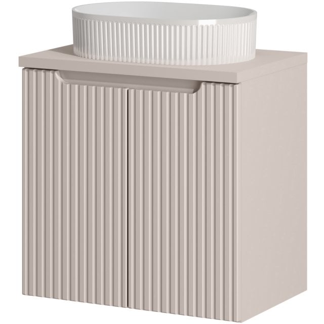 COMAD Zestaw mebli NOVA CASHMERE szafka z blatem 60 cm, umywalka BEYO