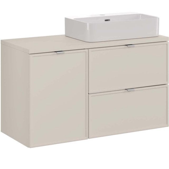 COMAD Zestaw mebli BELLA CASHMERE 2 szafki z blatem CASHMERE 100 cm,