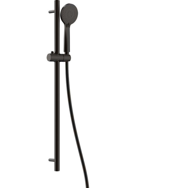 DEANTE Zestaw prysznicowy ARNIKA 3-funkcyjny z drążkiem czarny NQA_N5