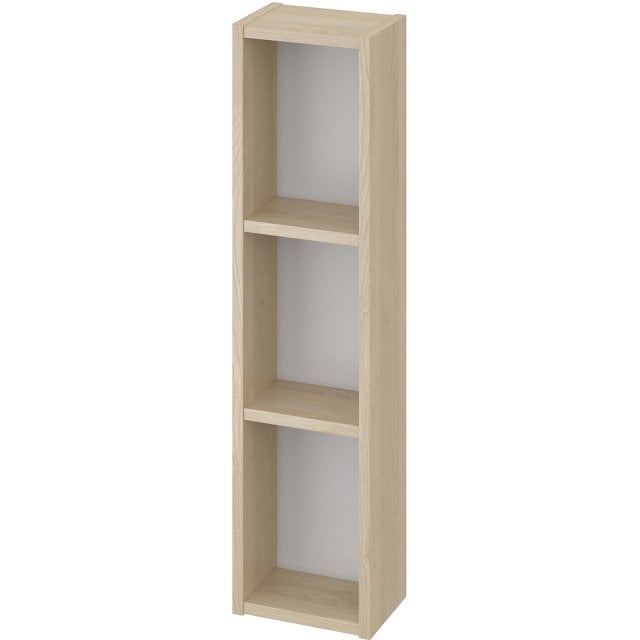 Szafka łazienkowa wisząca otwarta MODUO 20 dąb 3