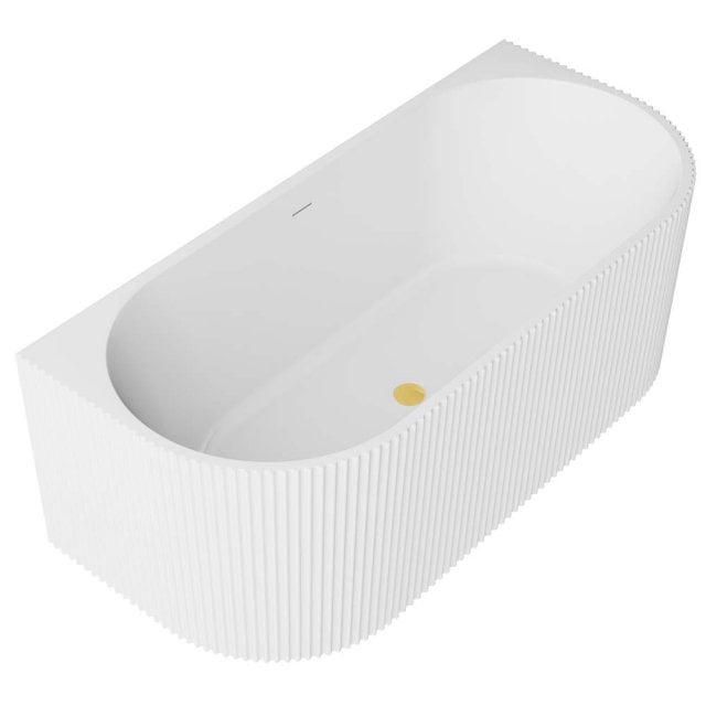 BESCO Wanna wolnostojąca przyścienna LEYA 150 z syfonem klik-klak zło