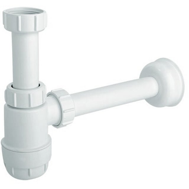 Syfon umywalkowy butelkowy "niski" 1.1/4"x32mm bez spu