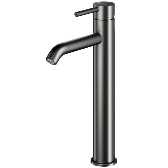 KFA Bateria umywalkowa stojąca MOZA nablatowa click-clack gun metal g