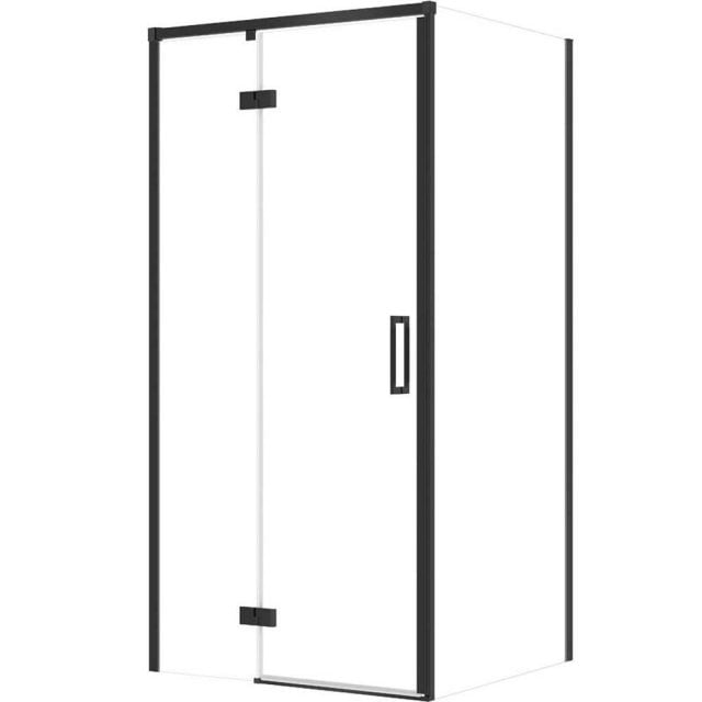 CERSANIT Kabina prysznicowa prostokątna LARGA lewa 100x80x195 cm czar