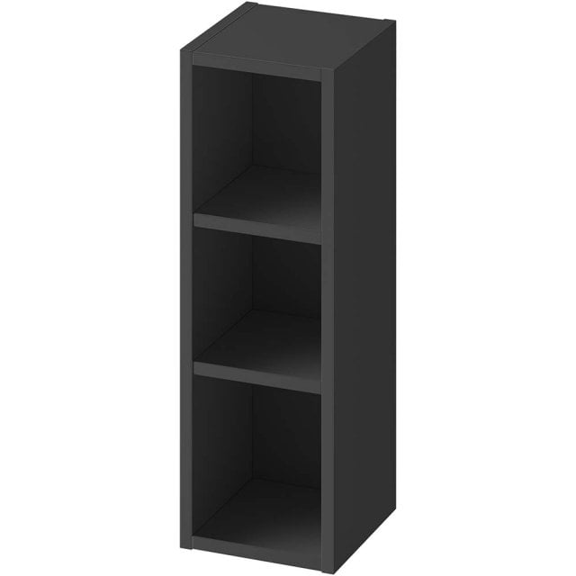 CERSANIT Szafka łazienkowa górna LARGA 20 do stelaża, otwarta antracy