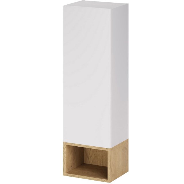 COMAD Szafka łazienkowa wisząca ASTER WHITE 30 cm, regał CREMONA 30 c