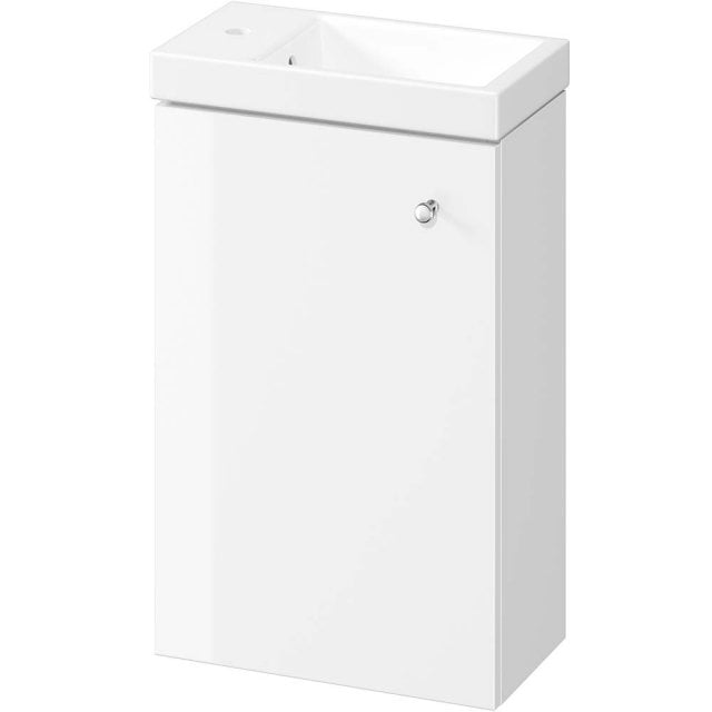 CERSANIT Szafka z umywalką MALTA 40 biała DSM, uchwyt chrom S4002-002