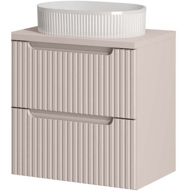 COMAD Zestaw mebli NOVA CASHMERE szafka z blatem CASHMERE, umywalka B