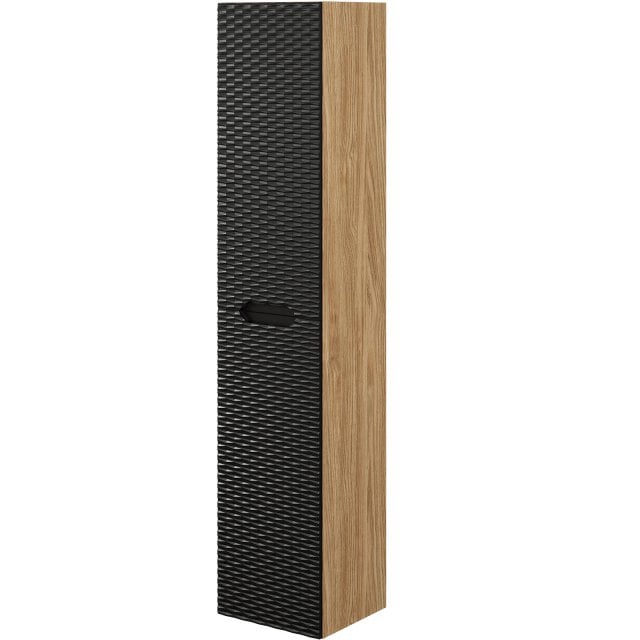 COMAD Słupek łazienkowy OCEAN BLACK 35 cm dwudrzwiowy 80-02-2D