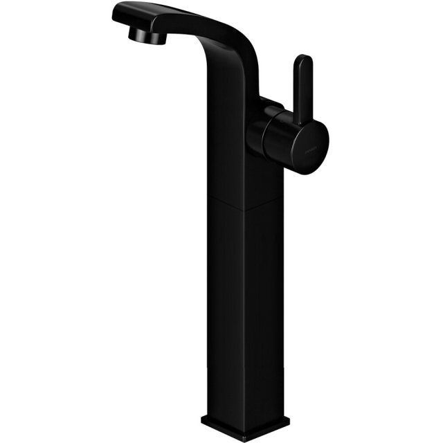 OMNIRES Bateria umywalkowa DARLING stojąca wysoka 33 cm czarna półmat