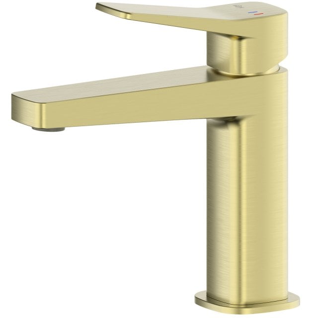 KFA Bateria umywalkowa MALAGA stojąca ze spustem typu klik-klak jasna