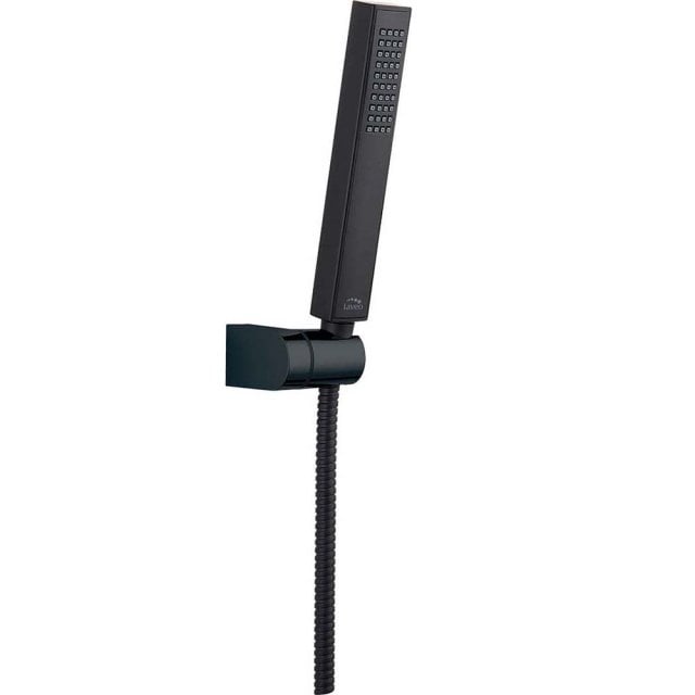 LAVEO Zestaw prysznicowy POLA punktowy czarny NAP_70AD