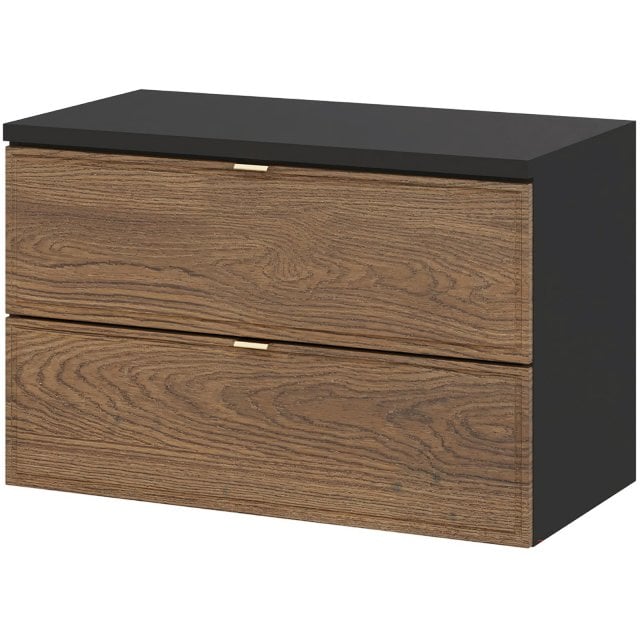 COMAD Szafka podumywalkowa TALIA CASELLA z blatem BLACK 80 cm