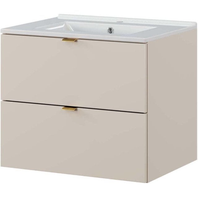 COMAD Szafka DALIA CASHMERE z umywalką meblową LAVA 60 cm