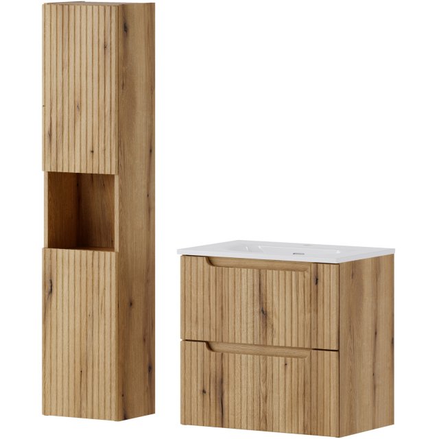 COMAD Zestaw mebli NOVA COAST EVOKE szafka z umywalką meblową SKY 60c