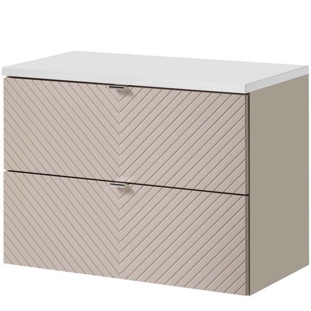 COMAD Szafka podumywalkowa VIVA CASHMERE z blatem WHITE 80 cm