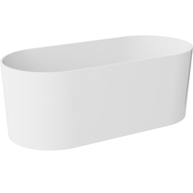 BESCO Wanna wolnostojąca LOVA 160x74 korek klik-klak biały #WWM-160-L