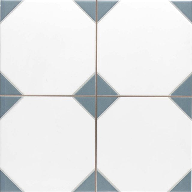 Gres szkliwiony hiszpański Realonda CANTERBURY BLUE mat 33x33 gat. I